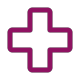 Vector icon of cross / Icône vectorielle représentant une croix
