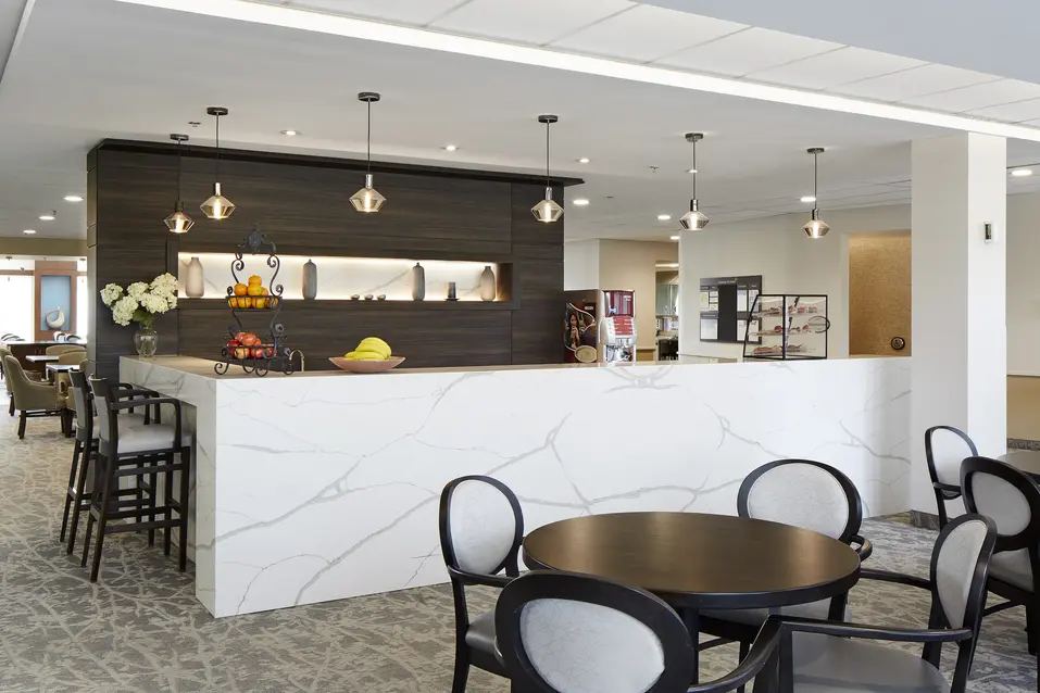View of bistro at Chartwell Greenway