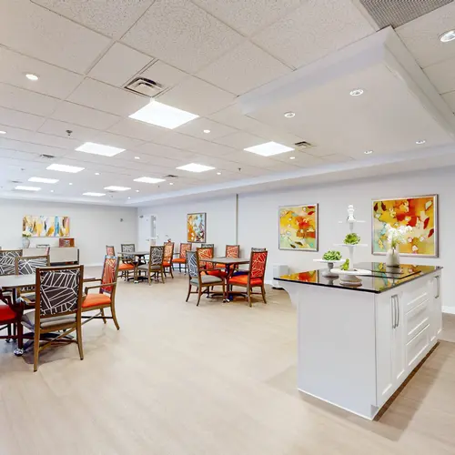 Full view of activity room at Chartwell Dufferin Centre
