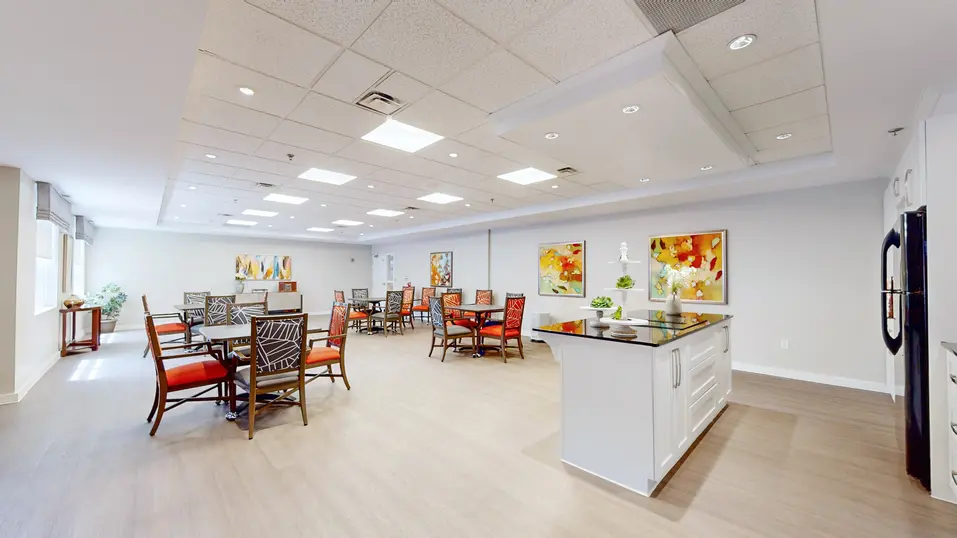 Full view of activity room at Chartwell Dufferin Centre