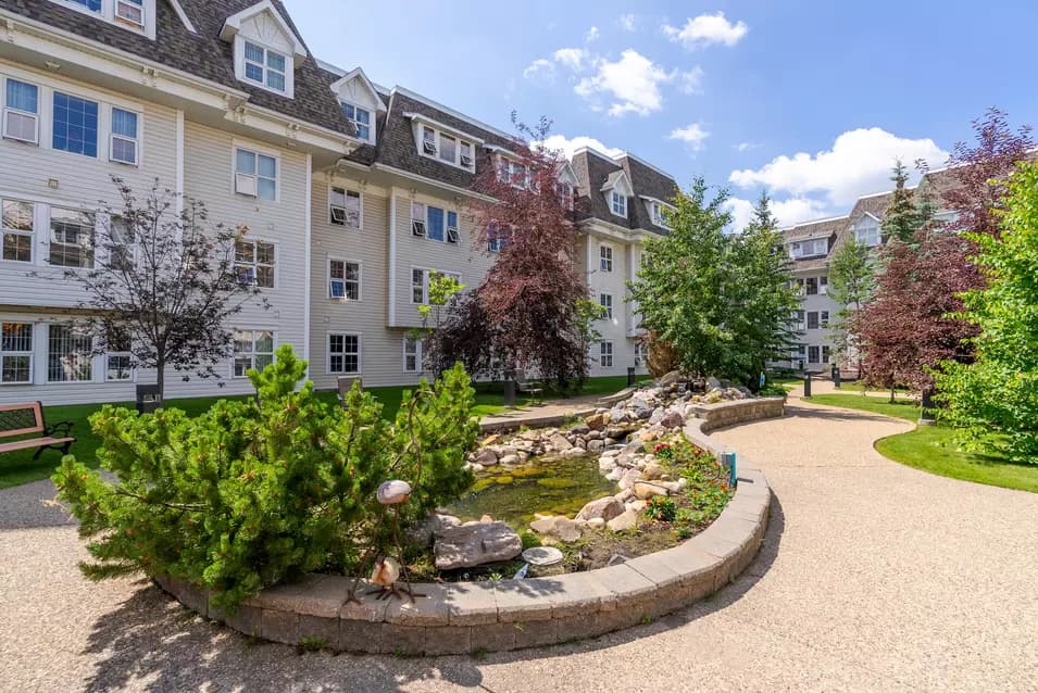 chartwell griesbach, exterior, backyard, gardens