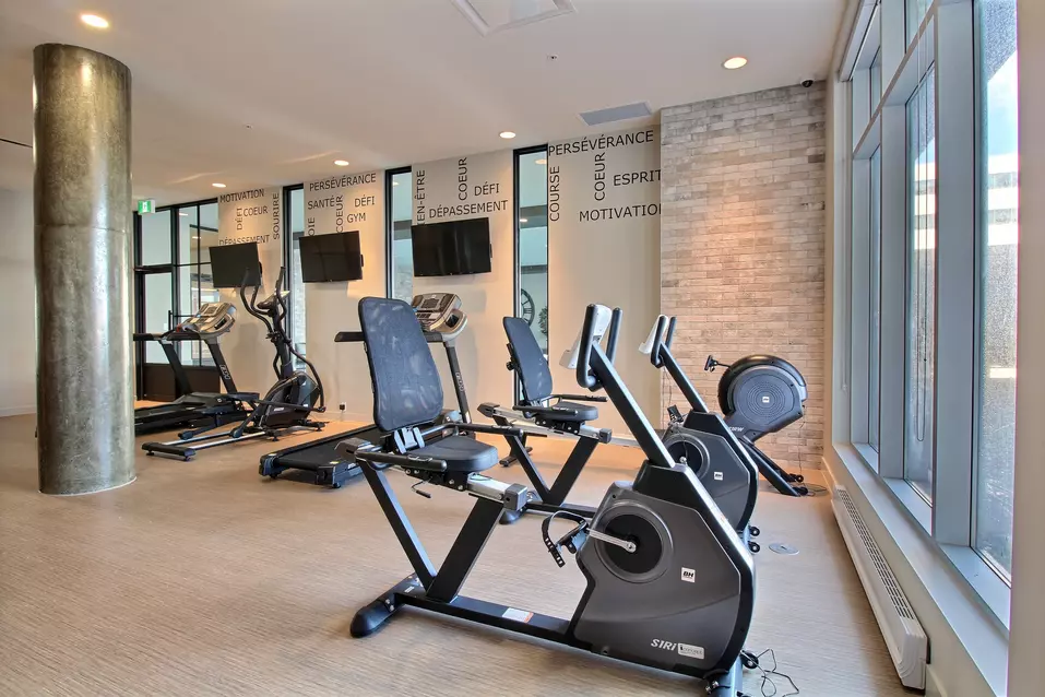 Gym moderne Chartwell Le Prescott résidence pour retraités retirement residence