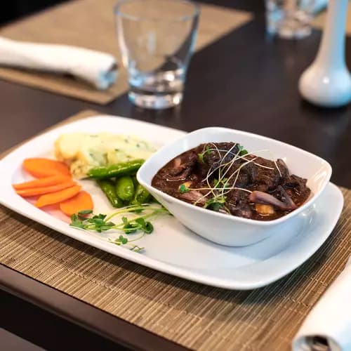 Chartwell Dining experience Beef Bourguignon