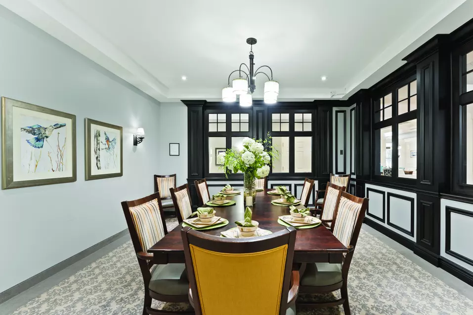 The private room of Chartwell Tiffin Retirement Residence