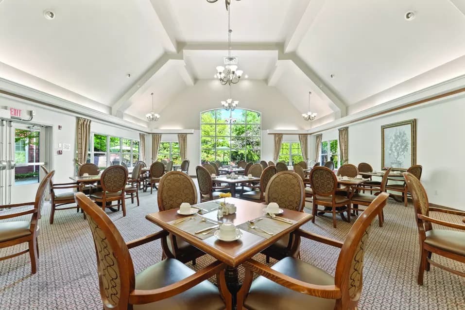 Chartwell Regency Retirement Residence dining room with amazing natural light