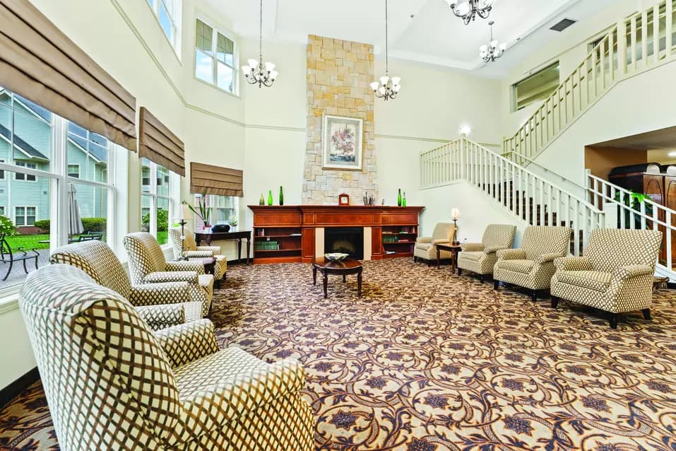 One of the beautiful common areas of Chartwell Rouge Valley Retirement Residence