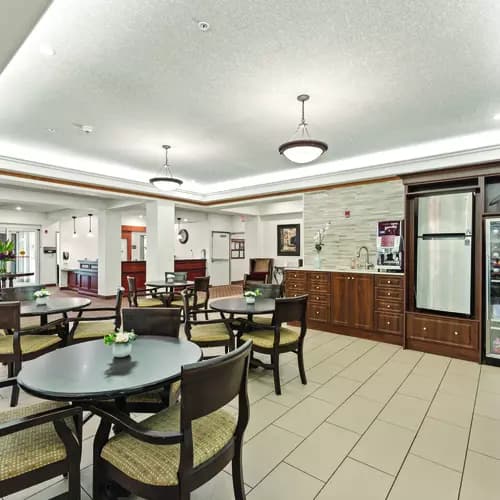 Chartwell Regency Retirement Residence bistro with bar