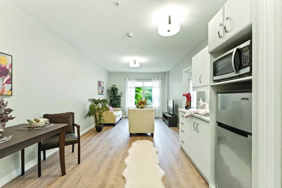Chartwell Regency Retirement Residence Suite with kitchenette